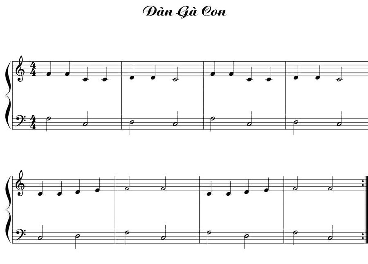 Cách đệm hát piano cả hợp âm và giai điệu