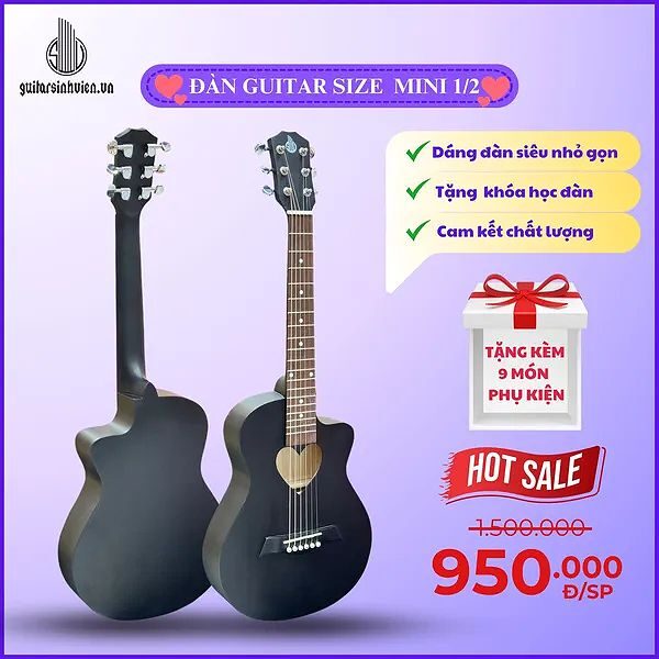 Đàn Mini Guitar Size 1/2